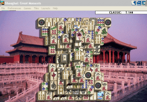 Shanghai: Great Moments Gameplay (Windows 3.x)