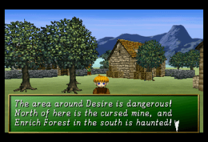 Shining the Holy Ark Gameplay (Saturn)