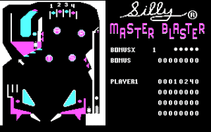 Silly Master Blaster Pinball Gameplay (DOS)