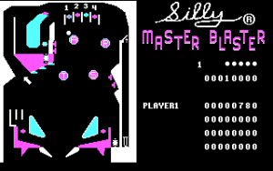 Silly Master Blaster Pinball Gameplay (DOS)
