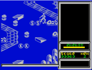 Skateboard Kidz Gameplay (ZX Spectrum)