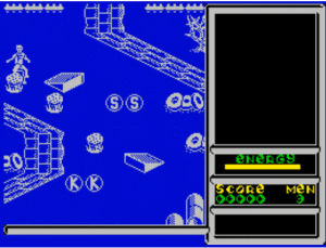 Skateboard Kidz Gameplay (ZX Spectrum)