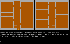 Sleuth Gameplay (DOS)