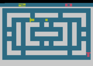 Slot Racers Gameplay (Atari 2600)