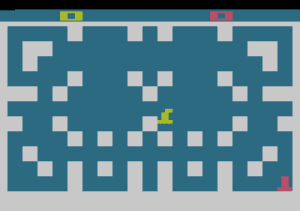 Slot Racers Gameplay (Atari 2600)