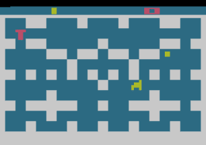 Slot Racers Gameplay (Atari 2600)
