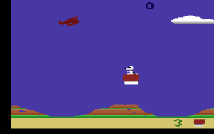 Snoopy and the Red Baron Gameplay (Atari 2600)