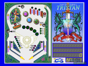 Solid State Pinball: Tristan Gameplay (DOS)