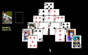 Solitaire Royale Gameplay (DOS)