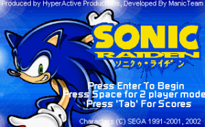 Sonic Raiden Gameplay (Windows)