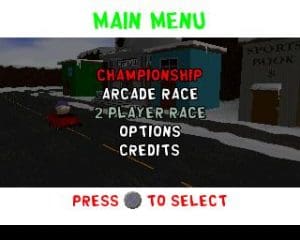 South Park Rally Gameplay (PlayStation)