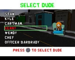 South Park Rally Gameplay (PlayStation)