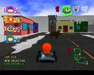 South Park Rally Gameplay (PlayStation)