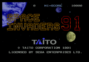 Space Invaders '91 Gameplay (Genesis)