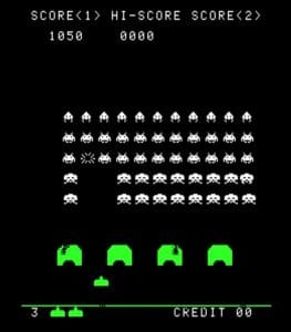 Space Invaders Gameplay (Arcade)