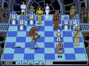 Star Wars Chess Gameplay (DOS)
