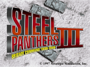 Steel Panthers III: Brigade Command: 1939-1999 Gameplay (DOS)
