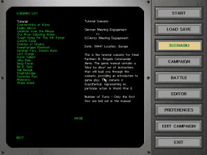 Steel Panthers III: Brigade Command: 1939-1999 Gameplay (DOS)