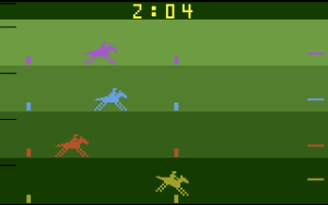 Steeplechase Gameplay (Atari 2600)