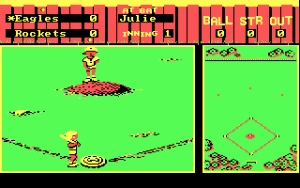 Street Sports Baseball Gameplay (DOS)