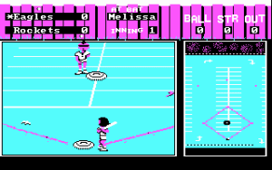 Street Sports Baseball Gameplay (DOS)