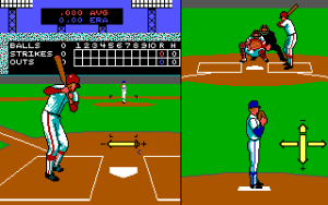 Strike Zone Baseball Gameplay (DOS)