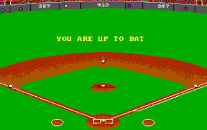 Strike Zone Baseball Gameplay (DOS)