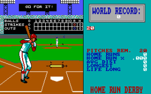 Strike Zone Baseball Gameplay (DOS)