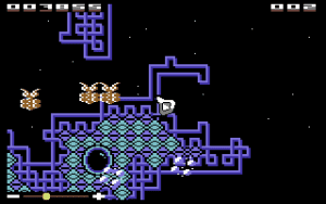 Sunburst Gameplay (Commodore 64)