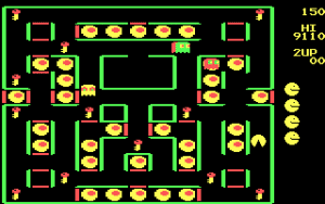 Super Pac-Man Gameplay (DOS)