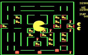 Super Pac-Man Gameplay (DOS)