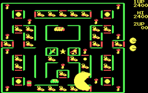 Super Pac-Man Gameplay (DOS)
