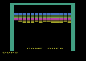 Super Breakout Gameplay (Atari 8-bit)
