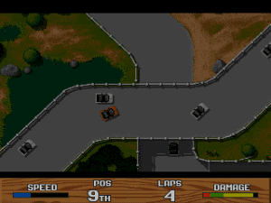 Super Cars II Gameplay (Amiga)