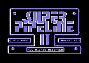 Super Pipeline II Gameplay (Commodore 64)