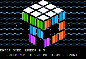 Supercube Gameplay (Apple II)