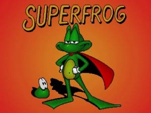 Superfrog Gameplay (DOS)