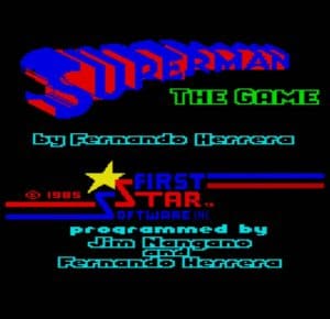 Superman: The Game Gameplay (ZX Spectrum)