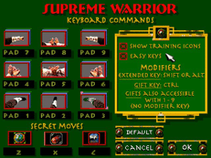Supreme Warrior Gameplay (DOS)