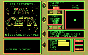 Tau Ceti: The Lost Star Gameplay (DOS)
