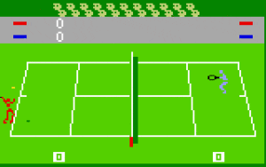 Tennis Gameplay (Intellivision)