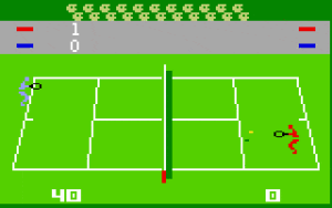 Tennis Gameplay (Intellivision)