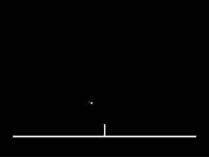 Tennis for Two Gameplay (Simulated for Windows)
