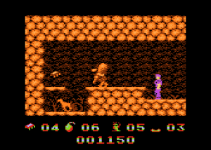 Terminator Gameplay (Atari 8-bit)
