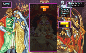 Tetris Classic Gameplay (DOS)