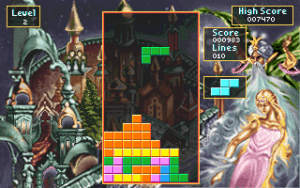 Tetris Classic Gameplay (DOS)
