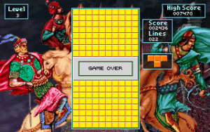 Tetris Classic Gameplay (DOS)