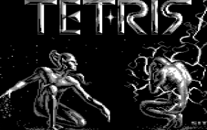 Tetris Gameplay (Commodore 64)