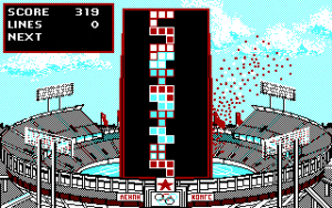 Tetris Gameplay (DOS)