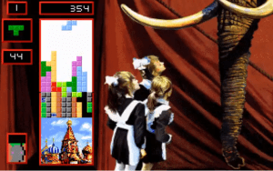 Tetris Gold Gameplay (DOS)
